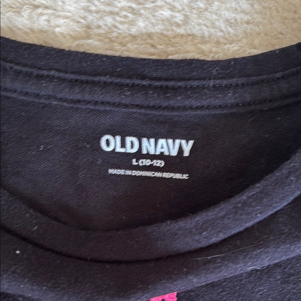 Girls Size Large T-shirt Bundle - Pink, Blue, Black - Picture 3 of 9